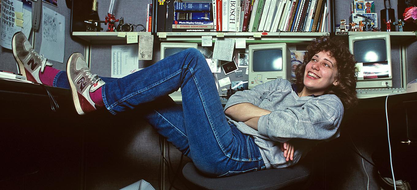 Susan Kare in 1984